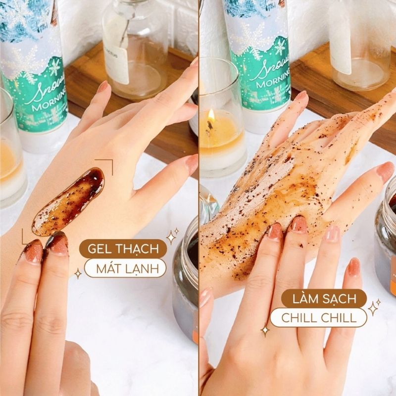 Tẩy Da Chết Body Exclusive Cosmetic Quế Hồi Cafe Gel Scrub Coffee & Cinnamon Cloves