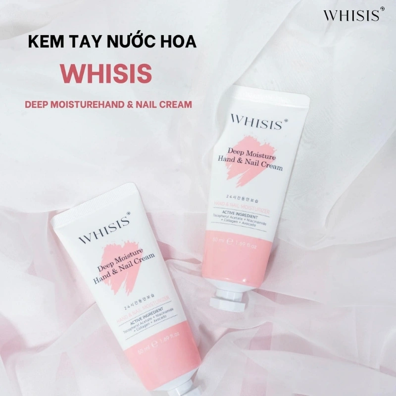 Kem Dưỡng Da Tay Whisis Deep Moisture Hand & Nail Cream 50ml