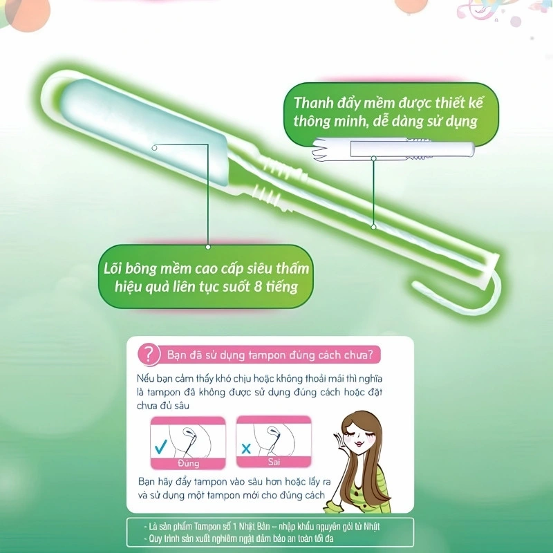 Băng Vệ Sinh Sofy Soft Tampon Super Siêu Thấm (Ban Ngày) - 9 Miếng