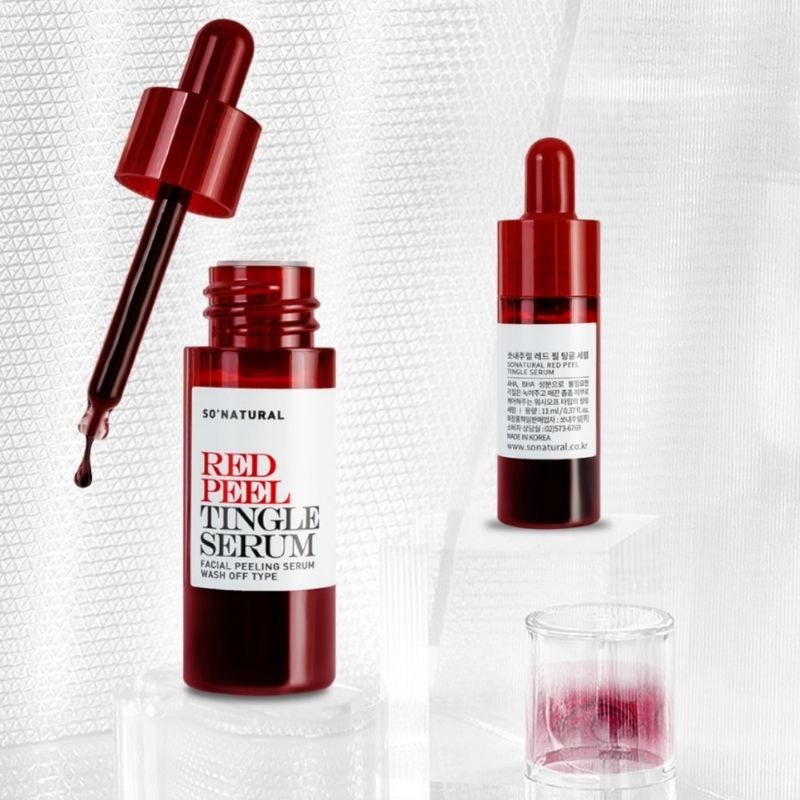 Tinh Chất Tái Tạo Da So Natural Red Peel Tingle Serum Facial Peeling
