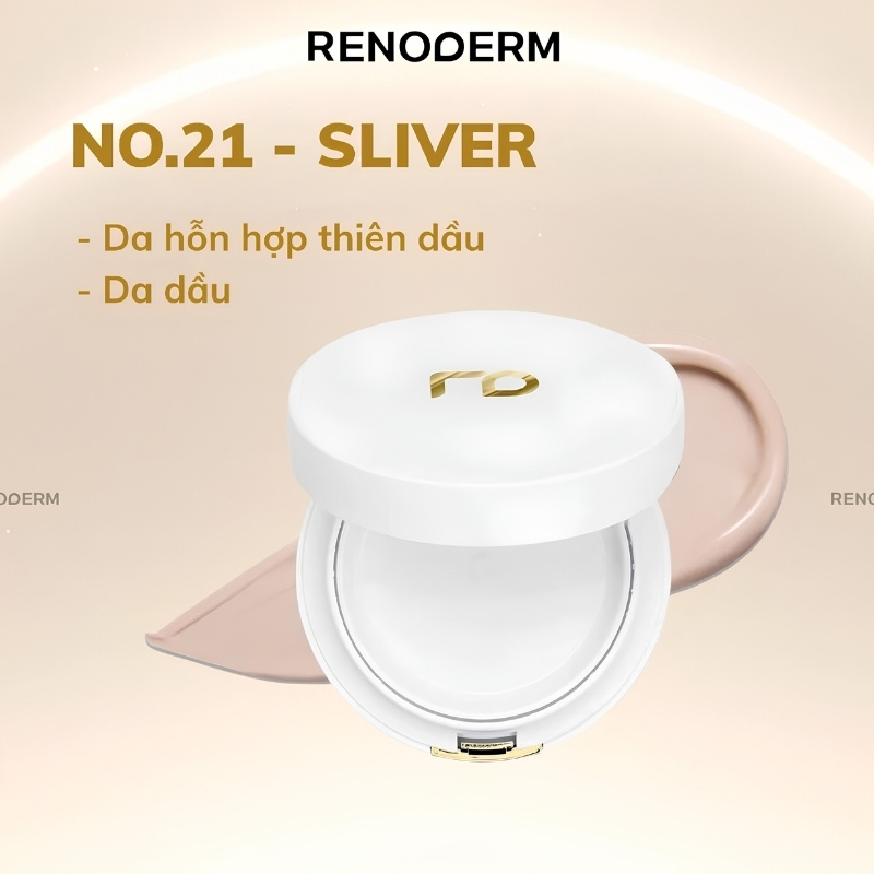 Phấn Nước Renoderm Day Long BB Cream Silver SPF50+ 15g - 21