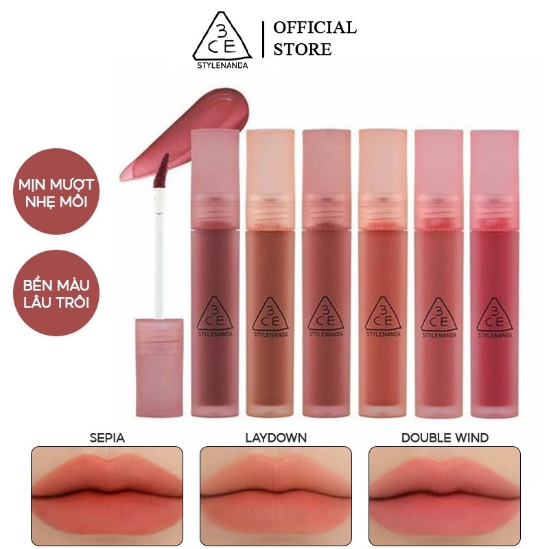 Son Kem Lì 3CE Blur Water Tint