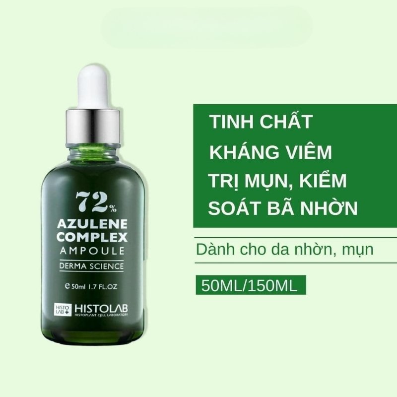 Tinh Chất Đặc Trị Mụn Và Kiểm Soát Nhờn Histolab 72% Azulene Complex 50ml
