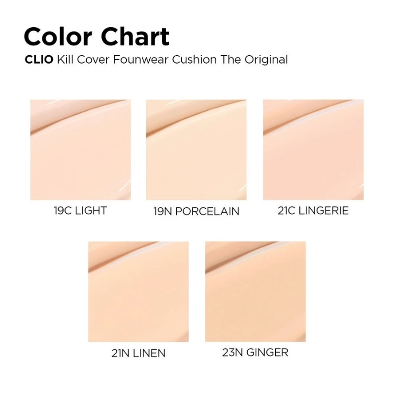 Phấn Nước Căng Bóng Clio Kill Cover Mesh Glow Essential Cushion SPF50+5g