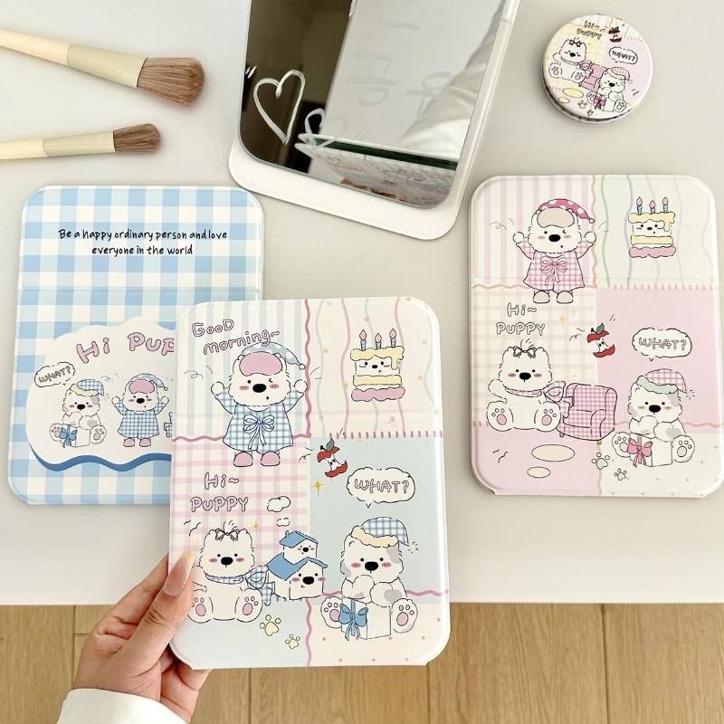 Gương Trang Điểm Để Bàn Gấp Gọn (15 x 21 cm)