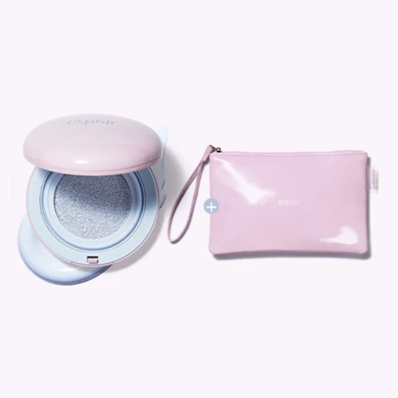 (HSD 04/2027) Phấn Nước Chống Nắng Nâng Tone Espoir Dewlike Jello Tone Up SPF50+ 15g - Snow Blue [Kèm Túi Pouch]