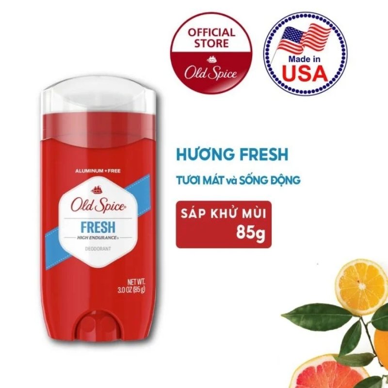 Sáp Khử Mùi Nam Old Spice 85g (Nhập Khẩu) (Sáp Xanh)