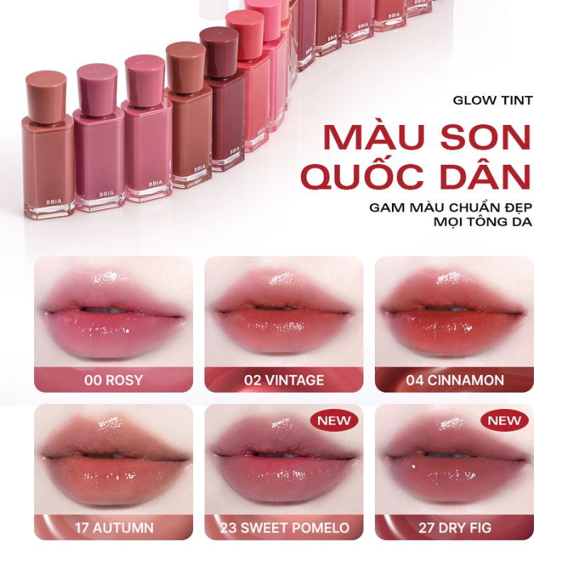 Son Kem Bóng Bbia Glow Tint 4g (New Edition)
