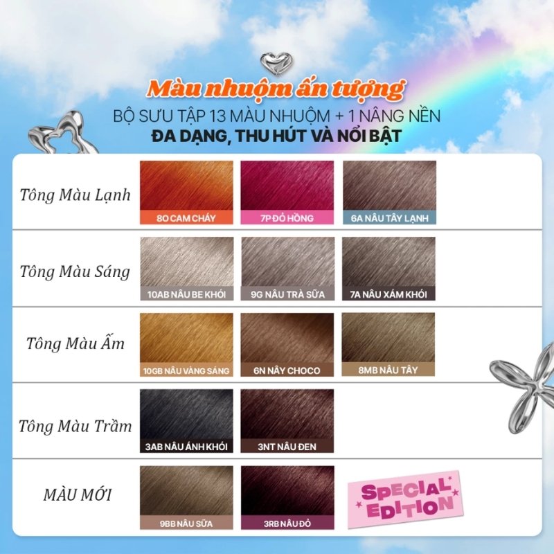 Thuốc Nhuộm Tóc Dạng Bọt Mise En Scene Hello Bubble 100g (Mẫu Mới)