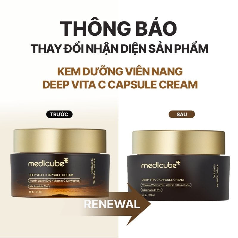Kem Dưỡng Medicube Deep Vita C Capsule Cream 55g