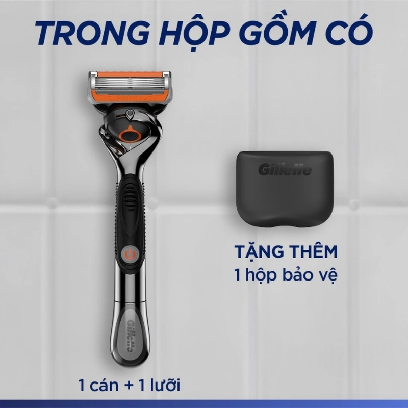 Dao Cạo Râu Gillette Proglide 5 (1 Cán + 1 Lưỡi + 1 Nắp)
