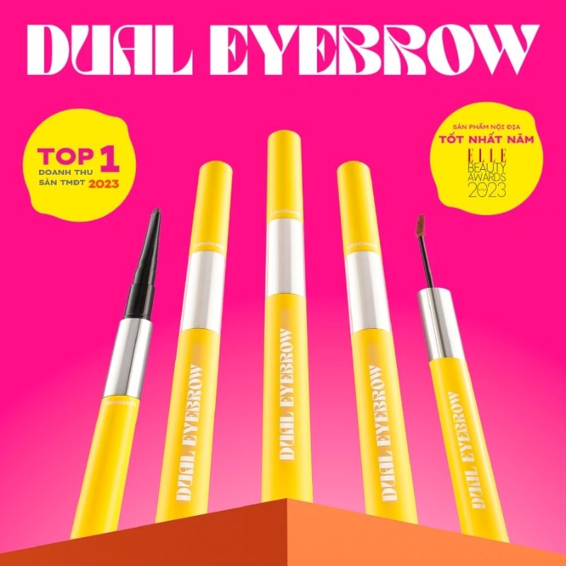 Chì Kẻ Mày 2 Đầu Lemonade Want It Got It Dual Eyebrow 2g + 2ml