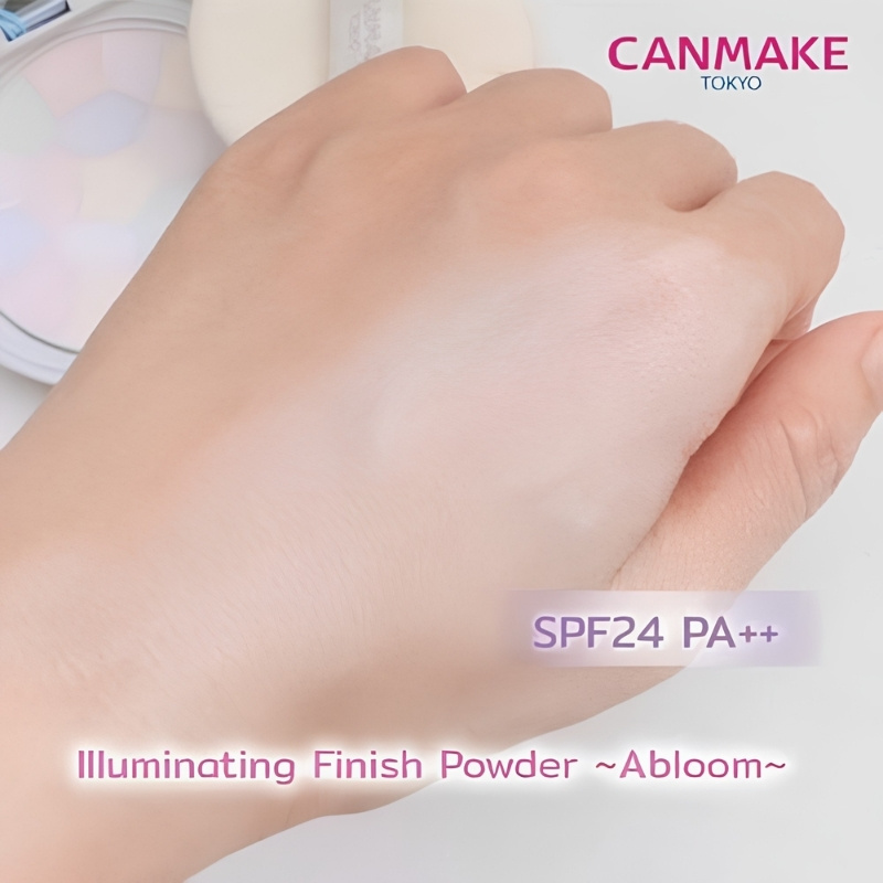 Phấn Phủ Đa Sắc Canmake Tokyo Illuminating Finish Powder Abloom SPF24+10g - 01 (Xanh)