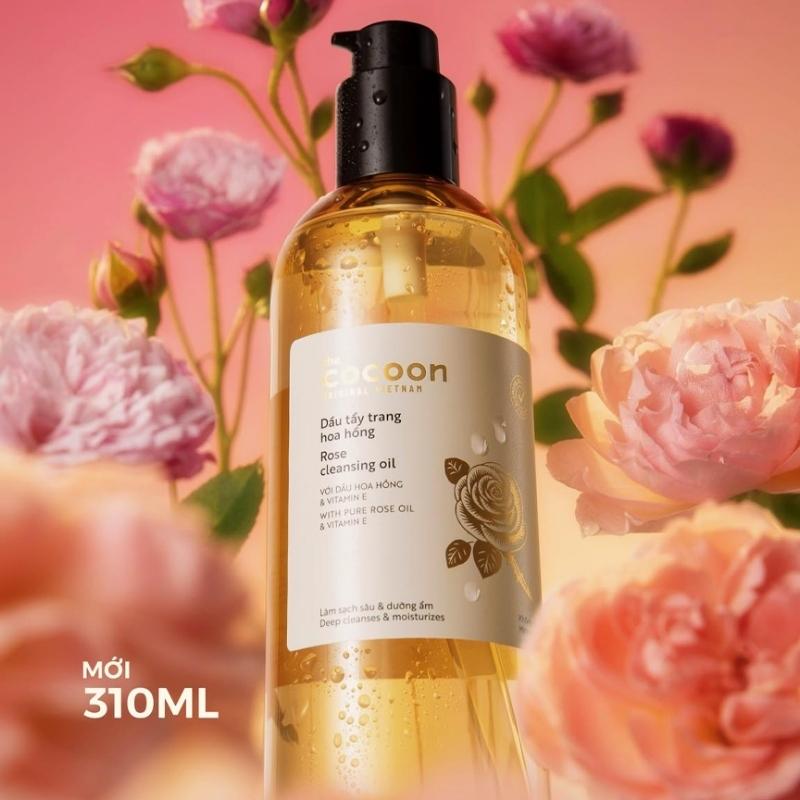 Dầu Tẩy Trang Hoa Hồng Cocoon Rose Cleansing Oil