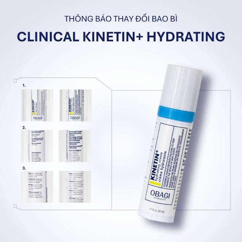 Kem Dưỡng Phục Hồi Da OBAGI CLINICAL Kinetin+ Hydrating Cream 50ml