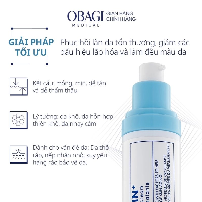 Kem Dưỡng Phục Hồi Da OBAGI CLINICAL Kinetin+ Hydrating Cream 50ml