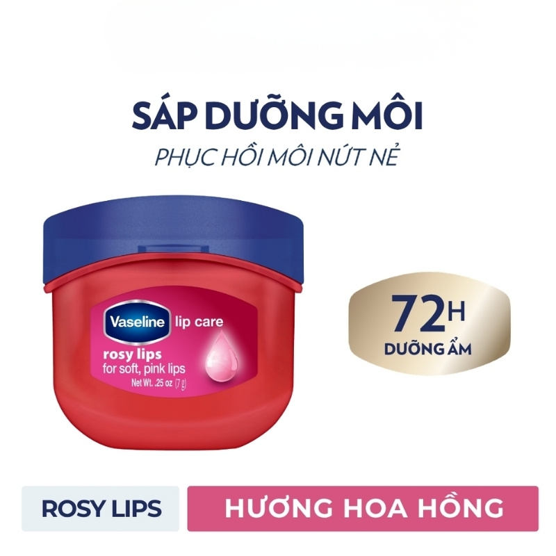 Son Dưỡng Môi Vaseline Lip Therapy 7g (Mẫu Mới) (Nhập Khẩu) - Rosy lips