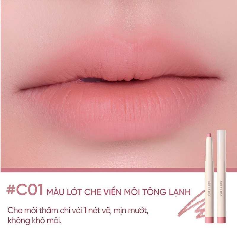 Chì Kẻ Viền Môi Judydoll Soft Matte Lip Pencil 1,25g