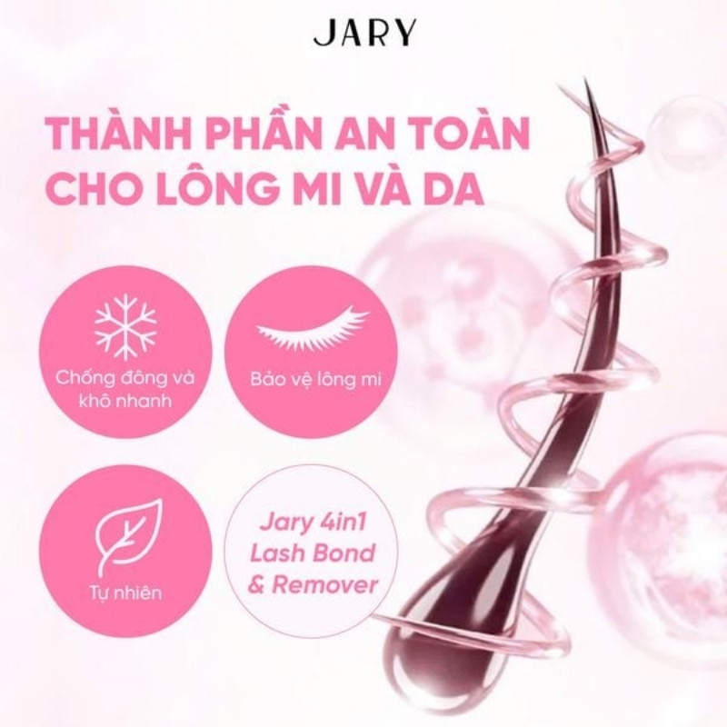 Keo Dán Mi Jary 2 Đầu 4in1 Lash Bond & Remover 4g