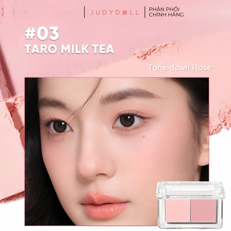 Má Hồng 2 Ô Judydoll Dual Color Combination Blush