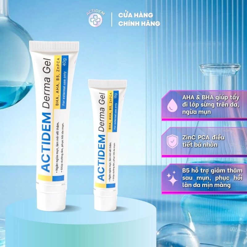 Gel Giảm Mụn Giảm Thâm Actidem Derma Gel