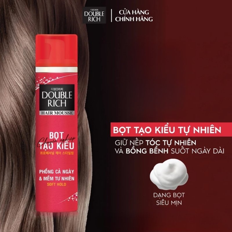 Keo Giữ Nếp Tóc Double Rich Hair Spray Strong Hold 170ml