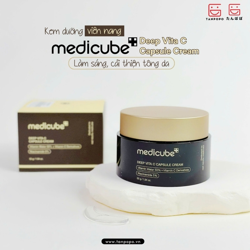Kem Dưỡng Medicube Deep Vita C Capsule Cream 55g (Nhập Khẩu)