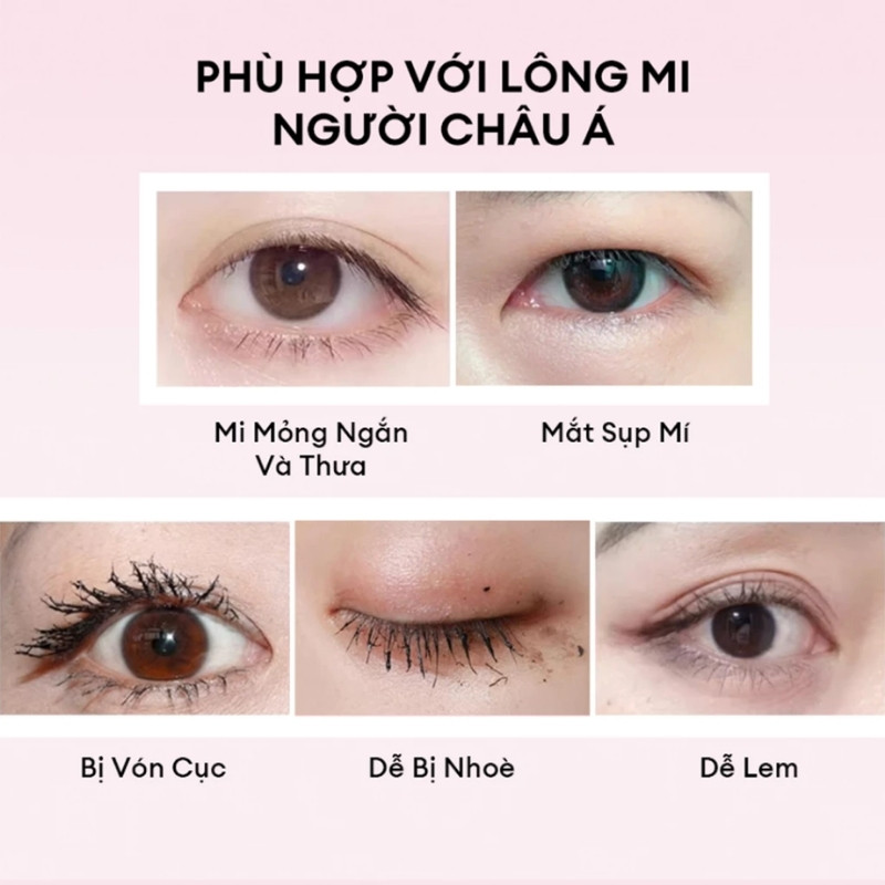 Mascara Colorkey Hỗ Trợ Giúp Mi Dài Và Dày Long & Dense 4.5g