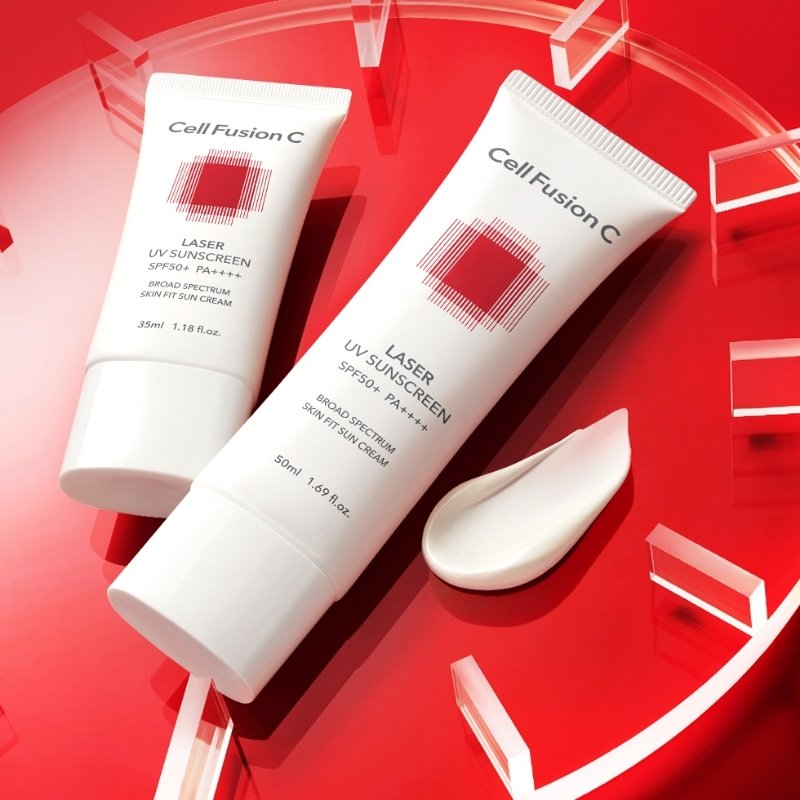 Kem Chống Nắng Cell Fusion C Laser UV Sunscreen SPF50+ (Đỏ) (Mẫu Mới)