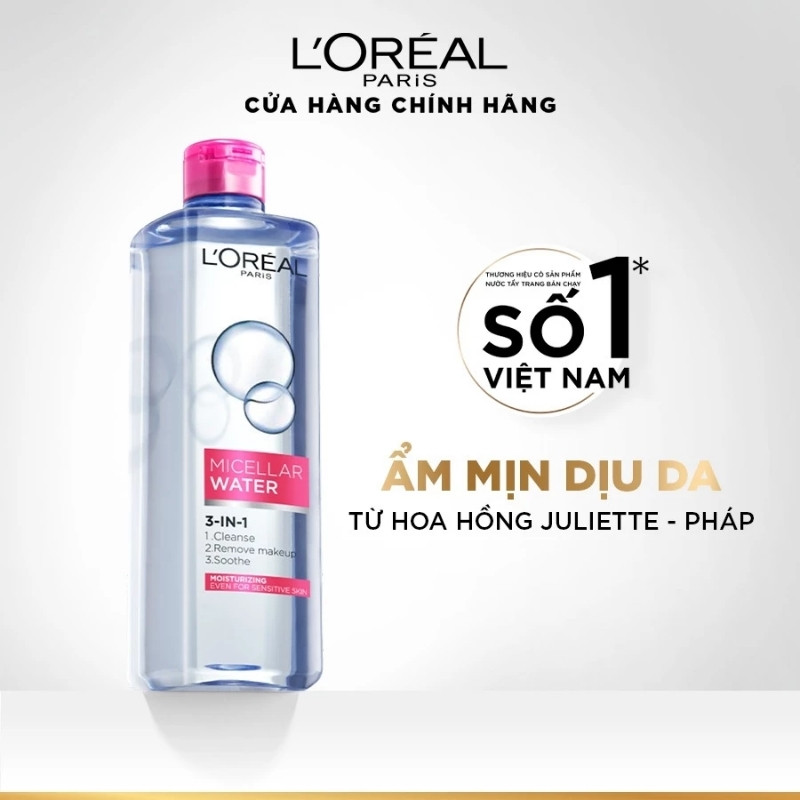 Nước Tẩy Trang L'Oreal Micellar Water 400ml