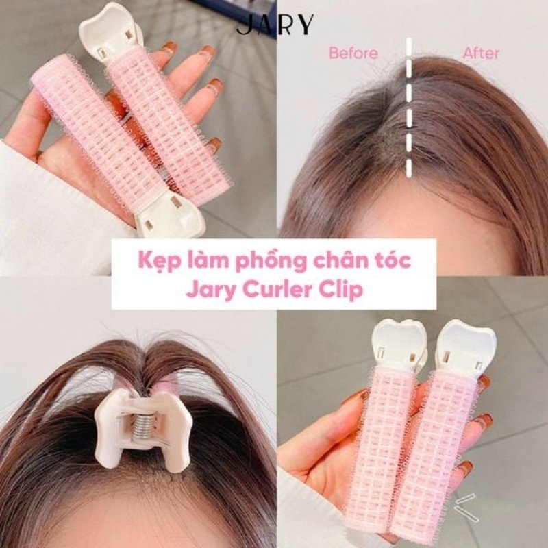 Kẹp Làm Phồng Chân Tóc Jary Hair Curler Clip (Set 2 Cái)