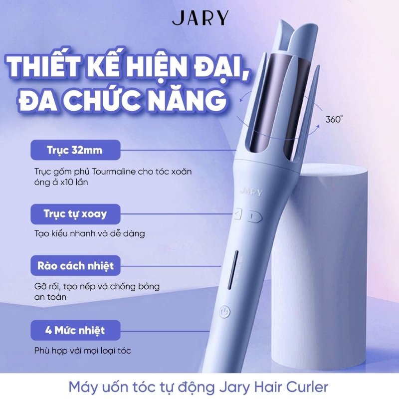 Máy Làm Tóc Xoăn Tự Động Jary Hair Curle