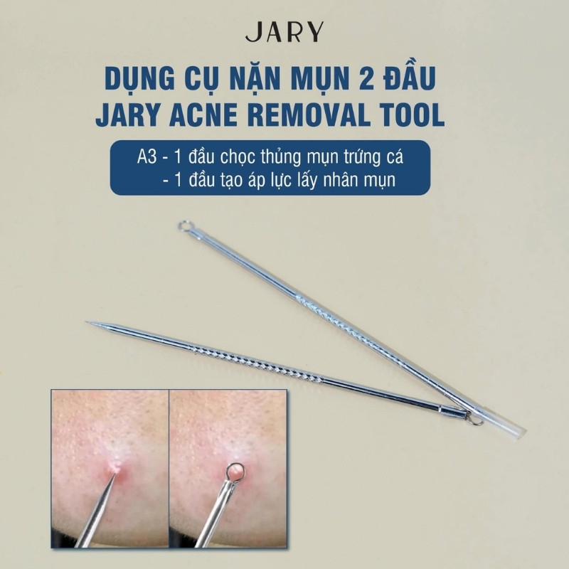 Dụng Cụ Nặn Mụn 2 Đầu Jary Acne Removal Tool A3