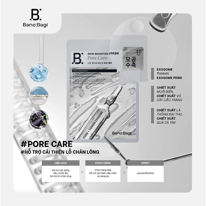 Mặt Nạ Giấy Banobagi Skin Booster Mask 25g