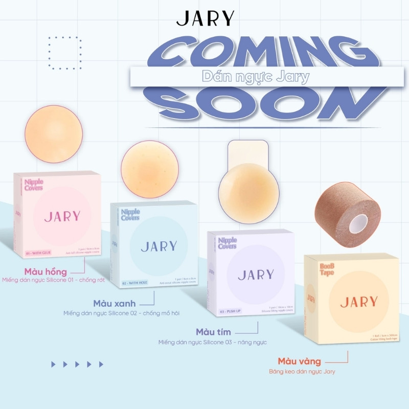 Miếng Dán Ngực Silicone Jary Nipple Covers