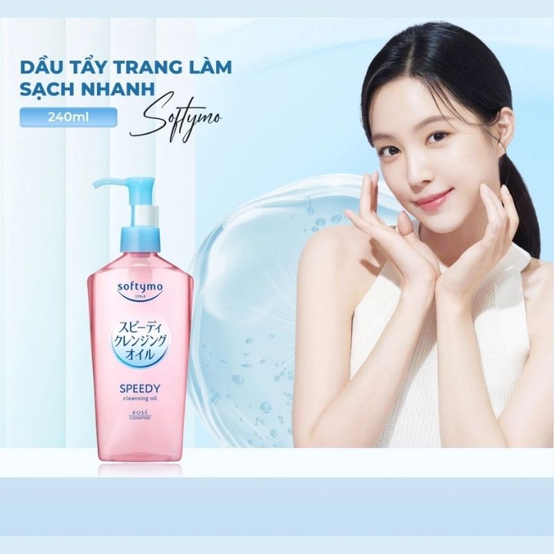 Dầu Tẩy Trang Kose Softymo Speedy Cleansing Oil 240ml