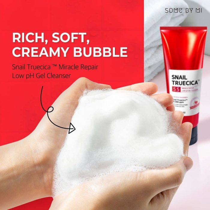 Sữa rửa mặt Some By Mi Snail Truecica Miracle Repair Low pH 5.5 Gel