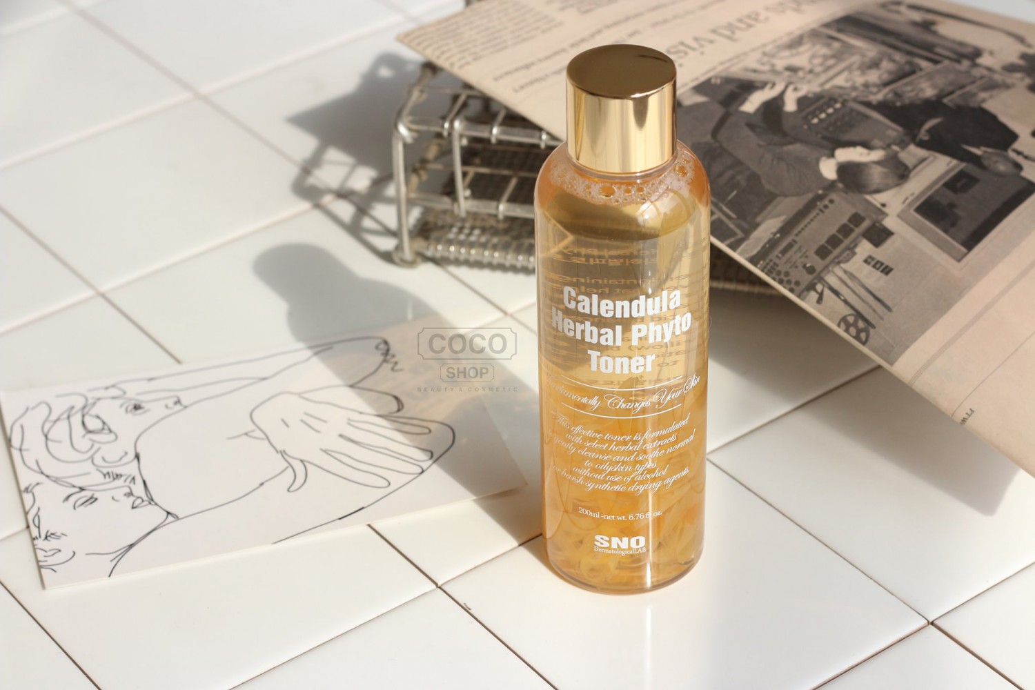 Toner hoa cúc SNO Calendula Herbal Phyto 200ml