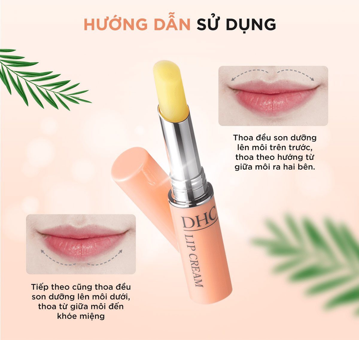 Son Dưỡng Không Màu DHC Lip Cream 1.5g [Công Ty]