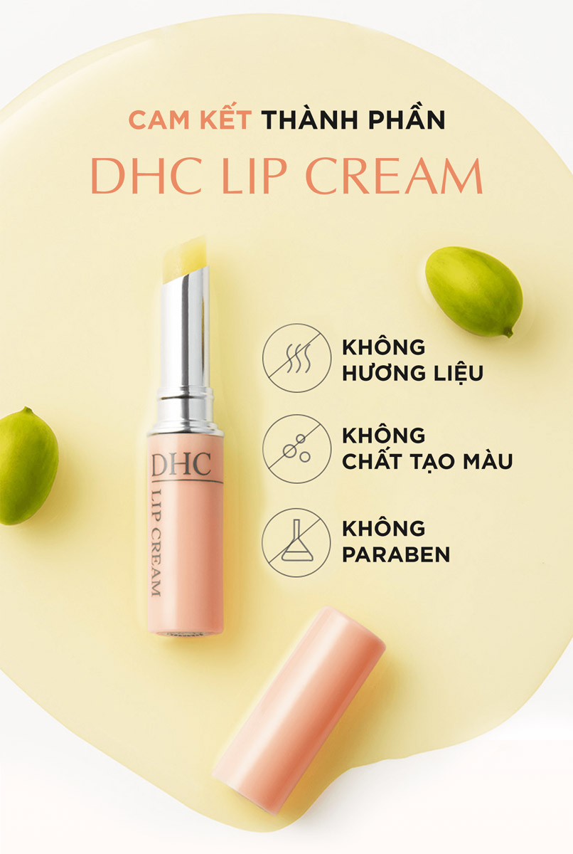 Son Dưỡng Không Màu DHC Lip Cream 1.5g [Công Ty]