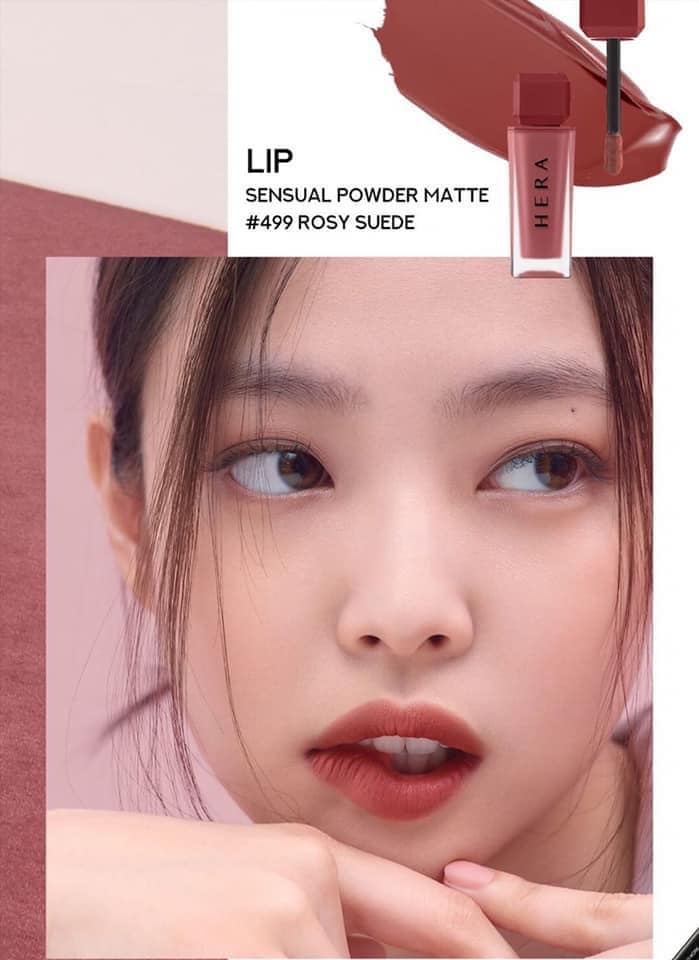 Son Kem Lì Hera Sensual Powder Matte Liquid - 499 Rosy Suede