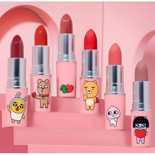 Son Thỏi Mac Powder Kiss Lipstick (Version Kakao Friends)