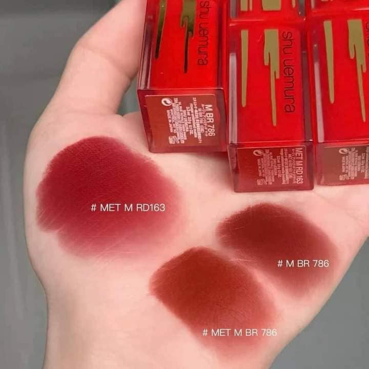 Son Thỏi Shu Uemura Rouge Unlimited Matte (Metallic) (vỏ đỏ)