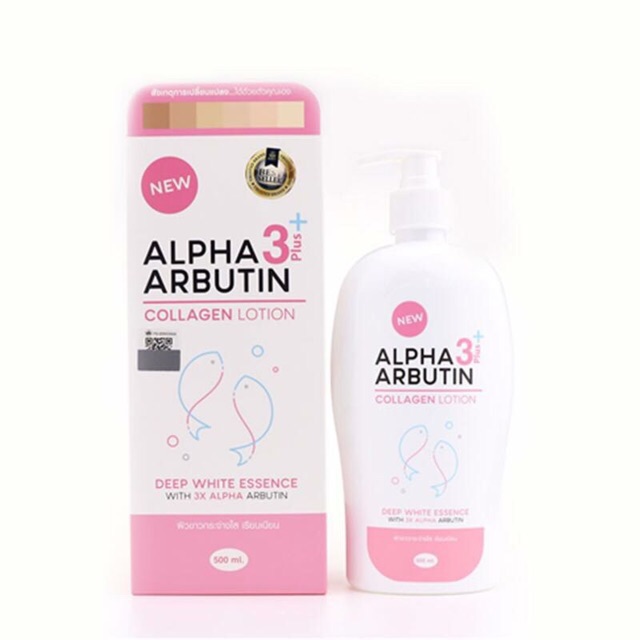 Sữa dưỡng trắng Body Alpha Arbutin 3+ Collagen 500ml