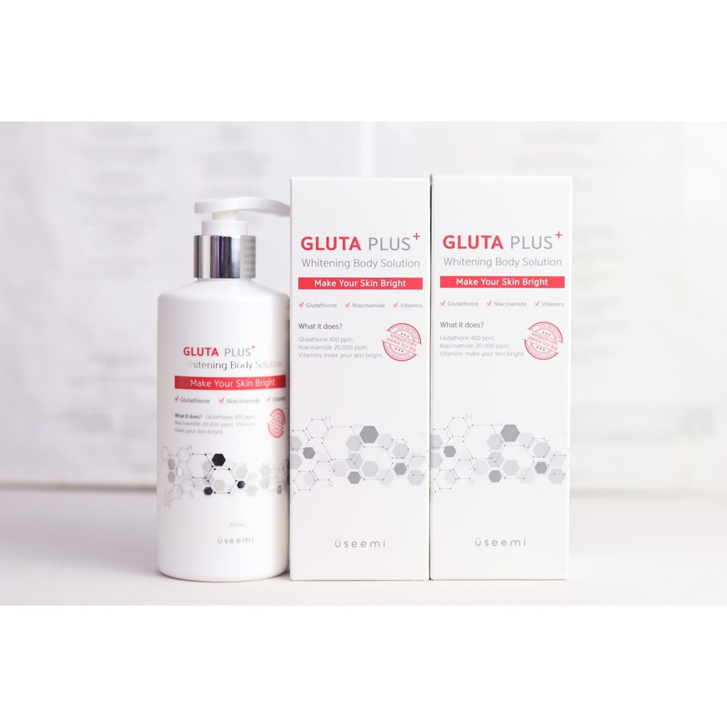 Sữa Dưỡng Trắng Useemi Gluta Plus Whitening Body Solution 300ml