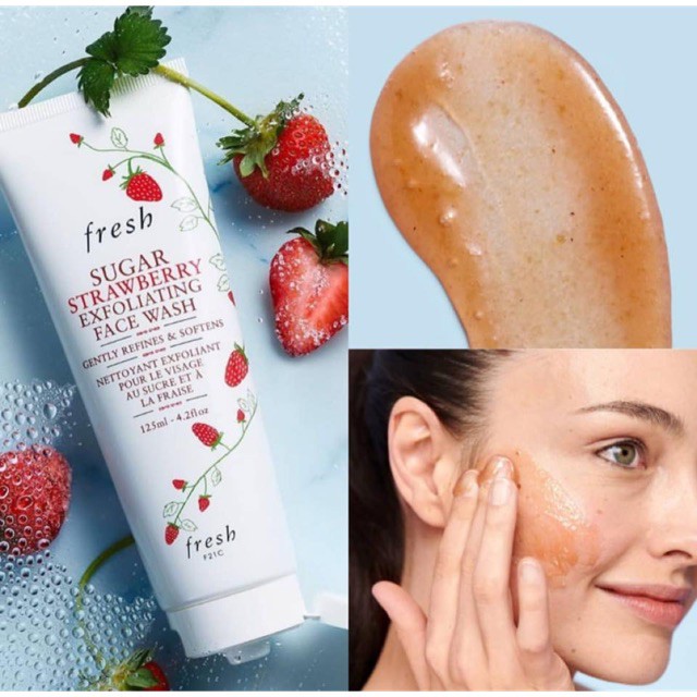 Sữa rửa mặt Fresh Sugar Strawberry Exfoliating Face Wash 20ml