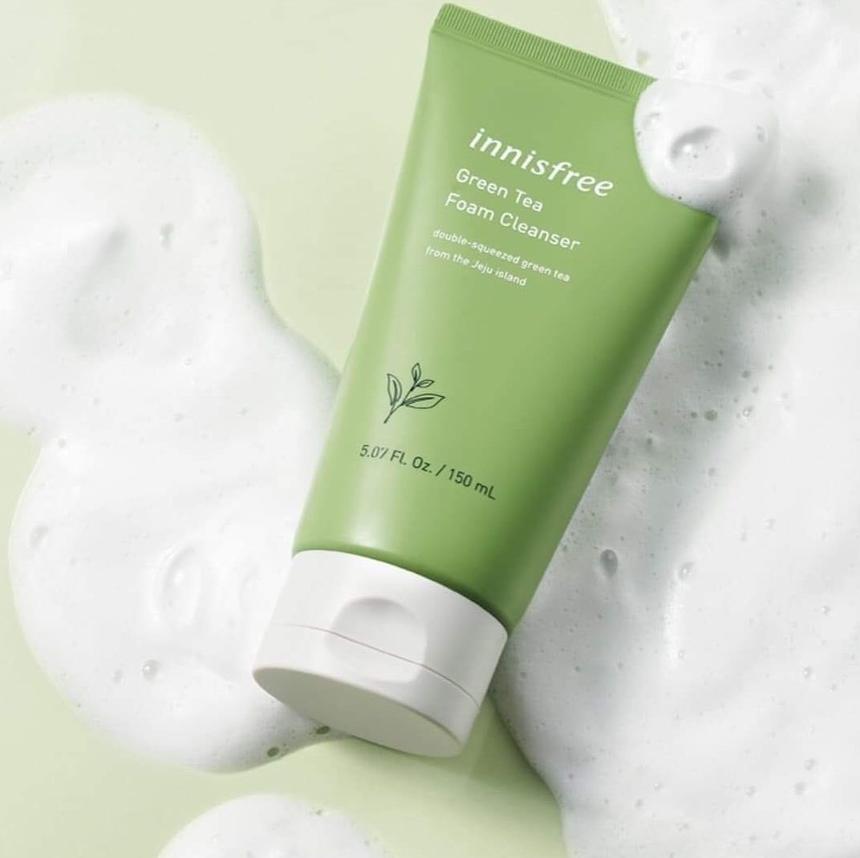 Sữa Rửa Mặt Innisfree Trà Xanh Green Tea Foam Cleanser