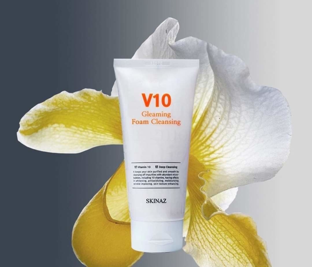 Sữa rửa mặt SKinaz V10 Gleaming Foam Cleansing 120ml