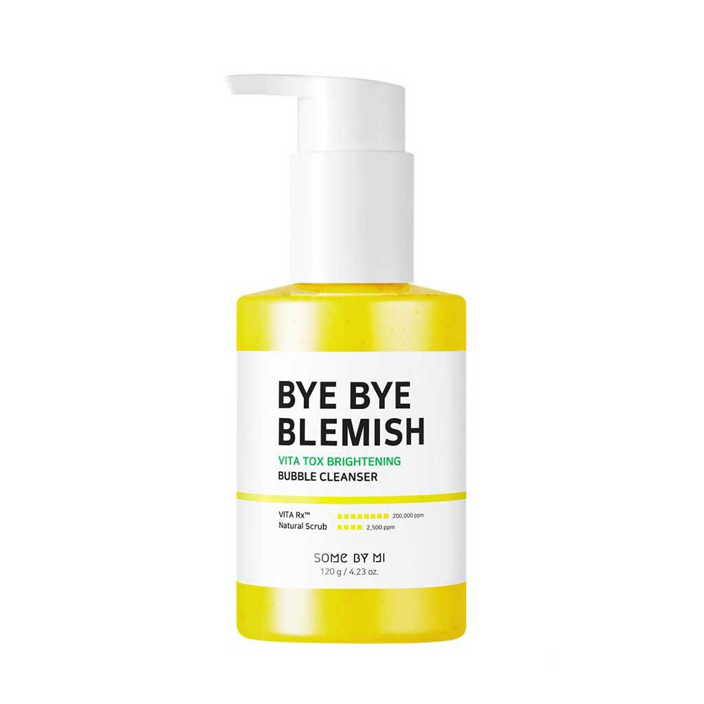 Sữa Rửa Mặt Tạo Bọt Some By Mi Bye Bye Blemish Vita Tox Brightening Bubble 120g
