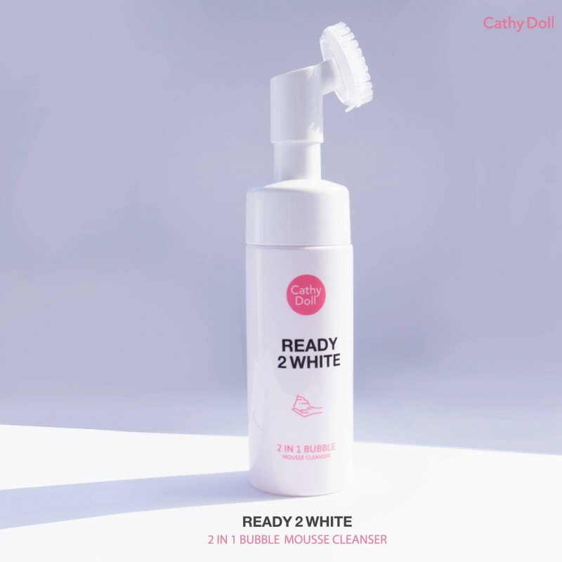 Sữa Rửa Mặt Tạo Bọt Trắng Da Cathy Doll Ready 2 White 120ml